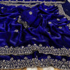 Space silk satin with handwork