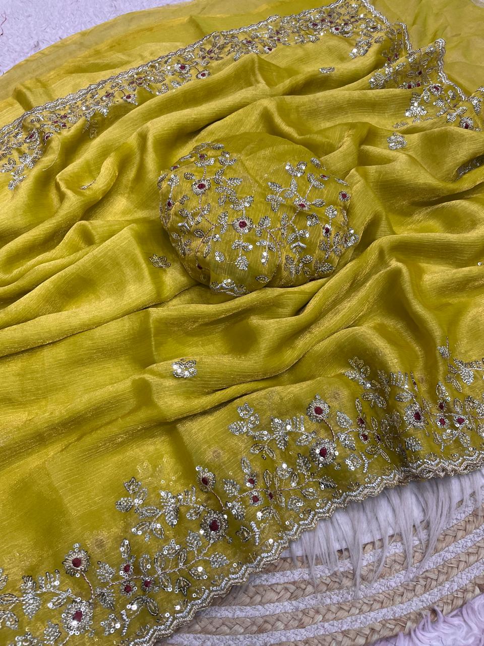 Space silk Chiffon Dual ton