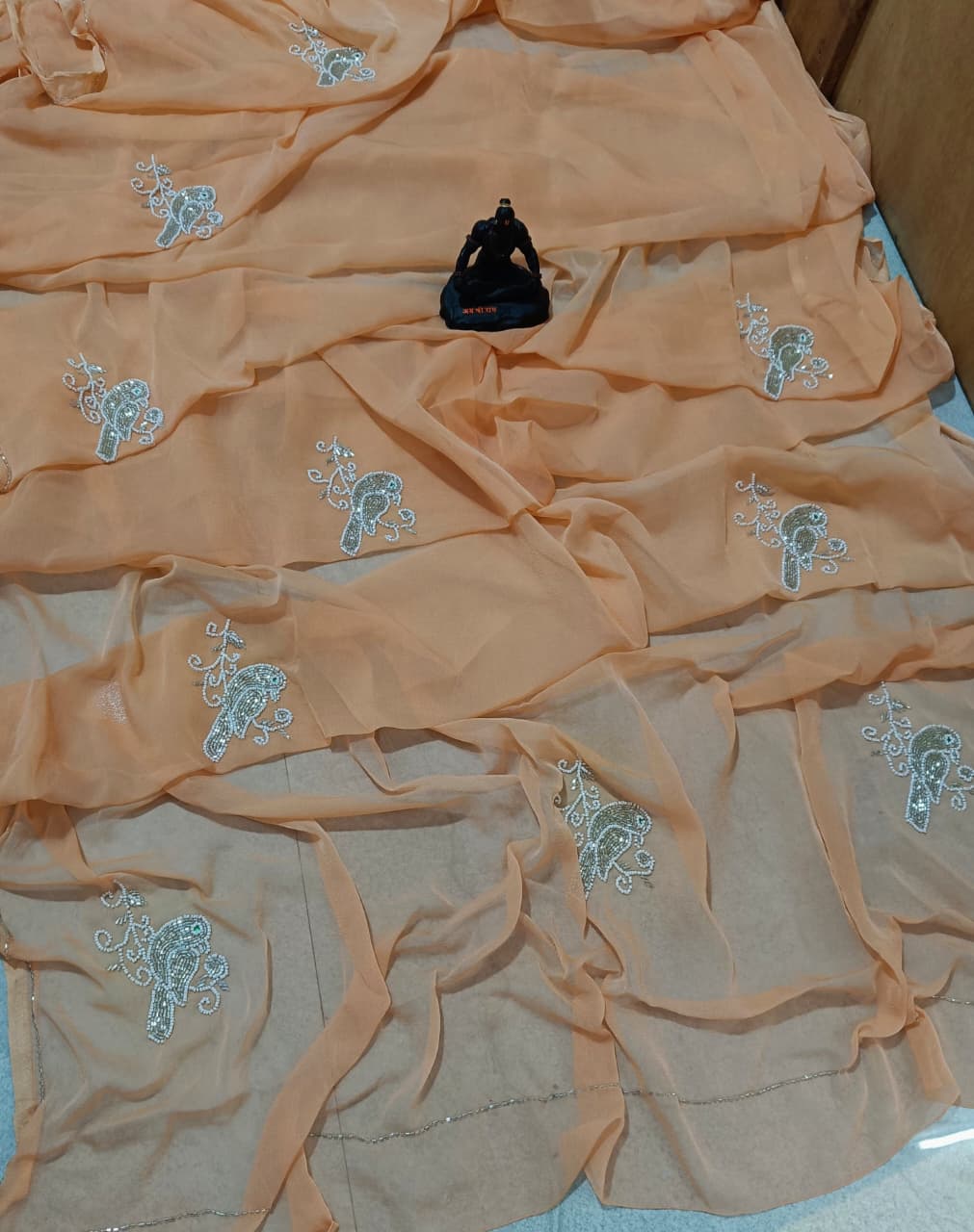 Chiffon Handwork sarees