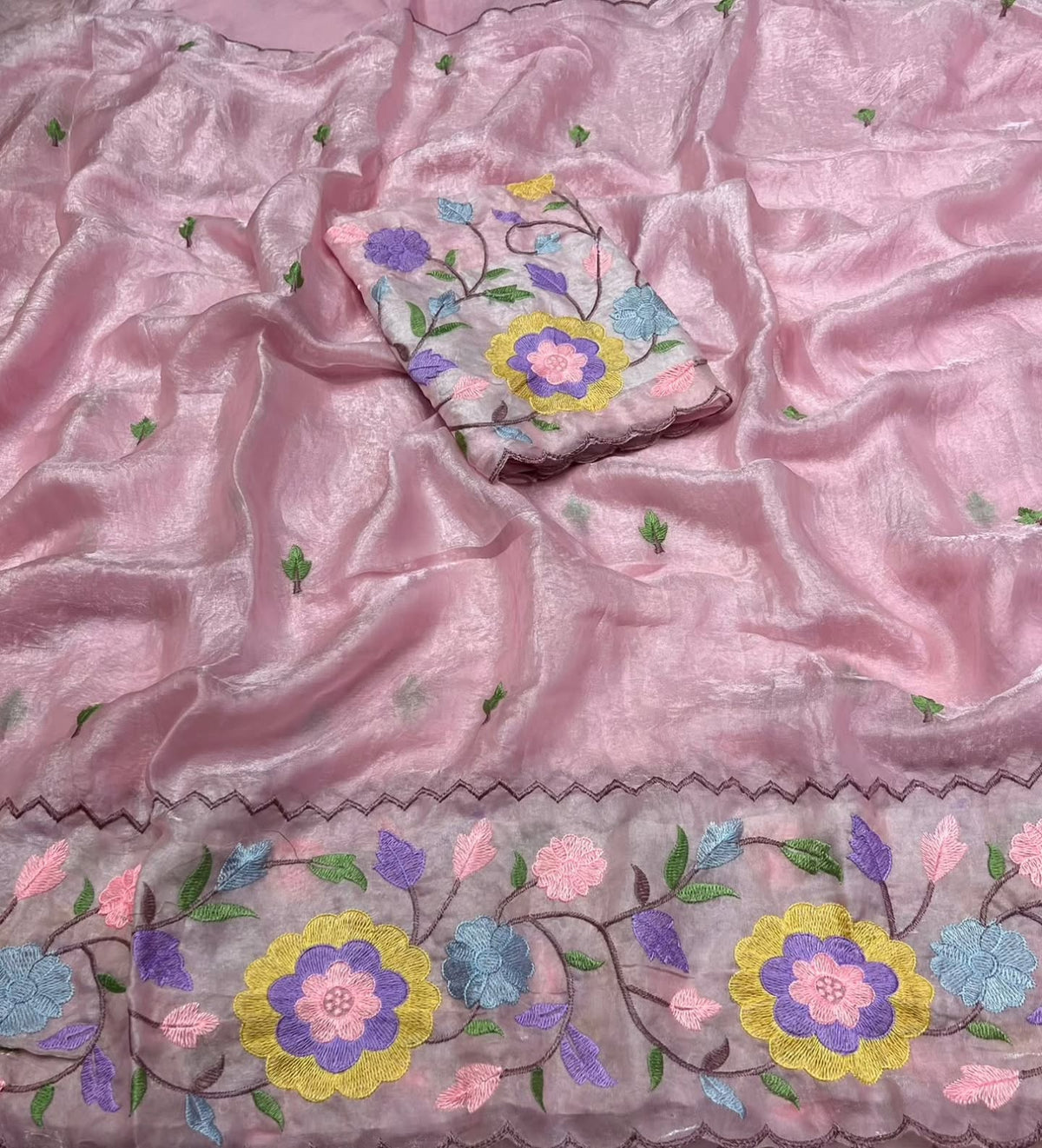 Space silk Embroidery