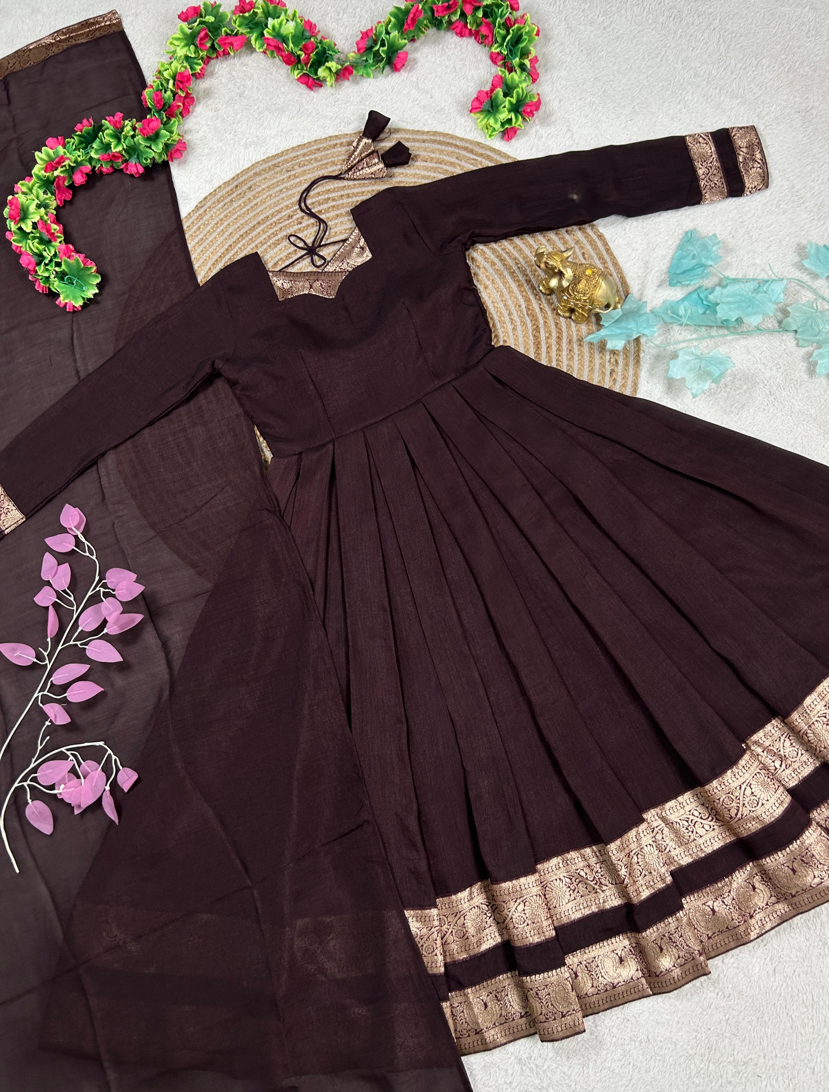 Premium vichitra silk