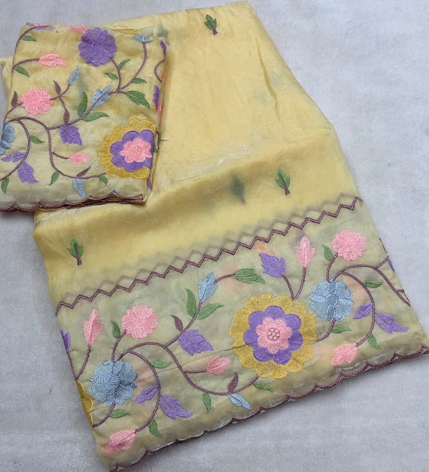 Space silk Embroidery