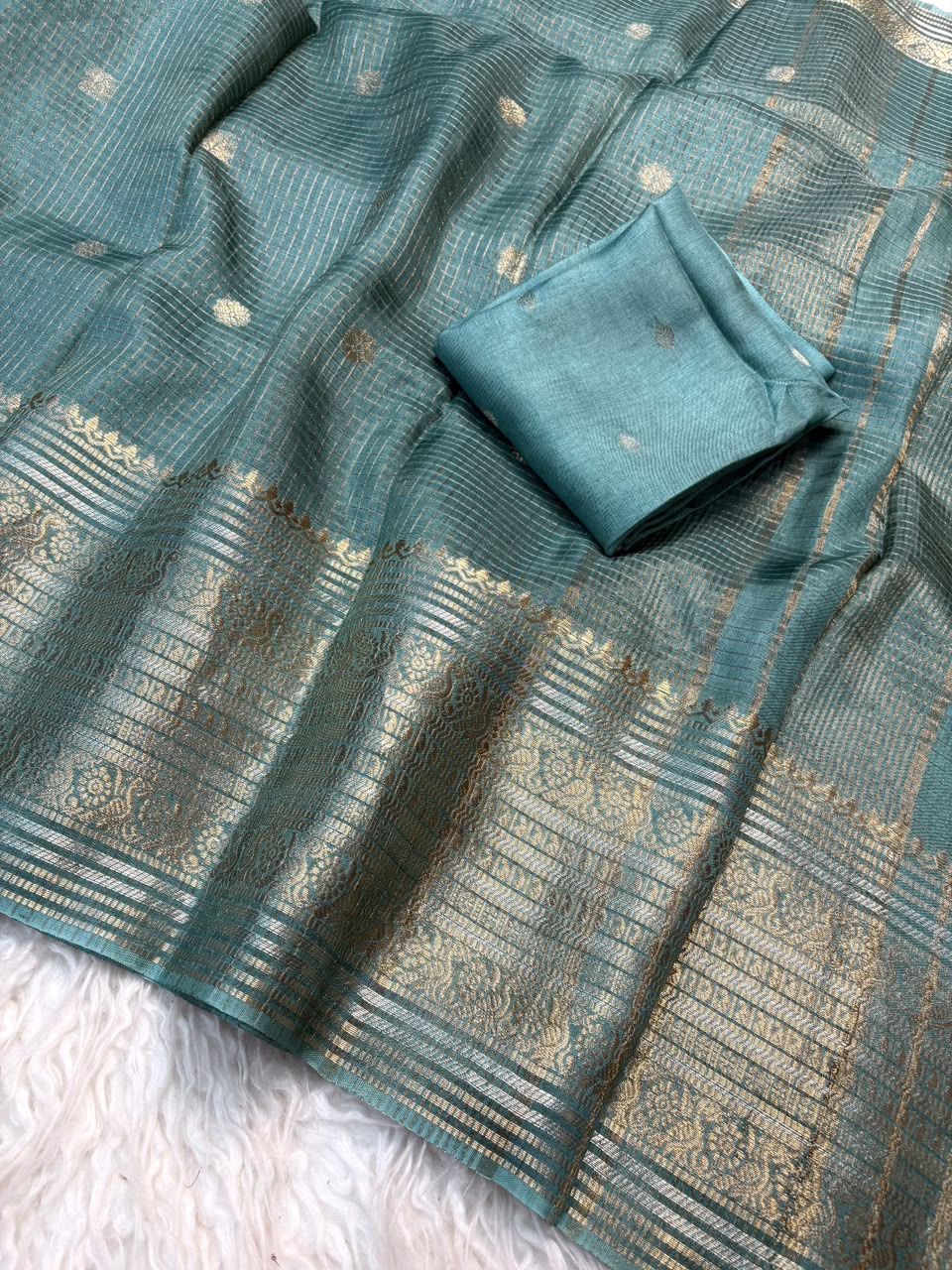 Viscous chex saree