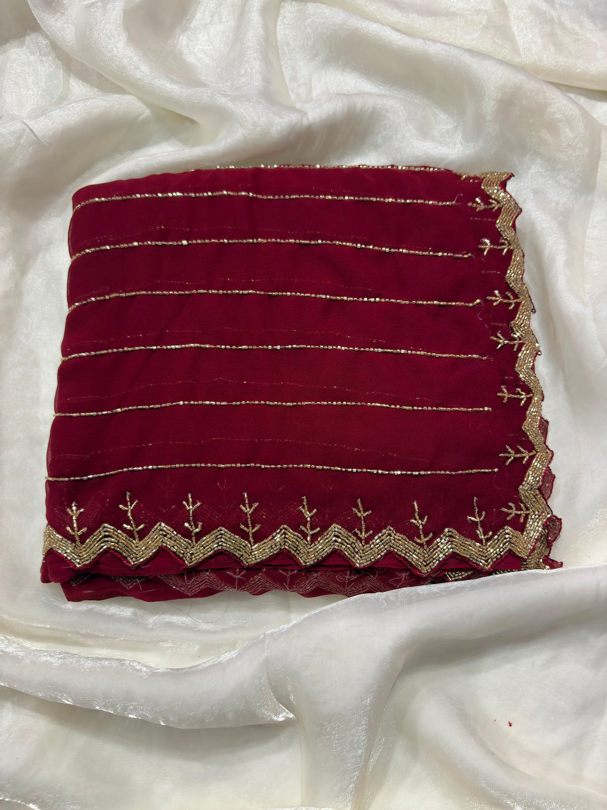 Lines cardana work sarees