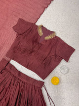 Crunchy Silk lehenga