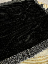 Space Silk Handwork Saree with Siroski Work