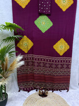 Japan Satin Saree with Real Mirror Work