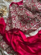 1 Minute Saree Ready To Wear - Space Silk