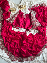 1 Minute Saree Ready To Wear - Space Silk