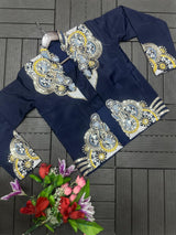 1 Minute Saree with Coat - Heavy Crep