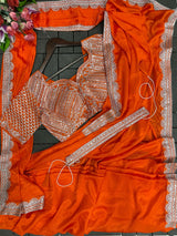 1 Min Saree - Heavy Chinon