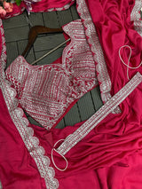 1 Min Saree - Heavy Chinon