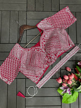 1 Min Saree - Heavy Chinon