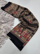 AJRAKH MIRROR saree with mirror All over sareeHome washable