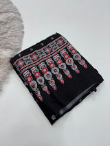 AJRAKH MIRROR saree with 1500 mirrors all over saree