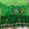 Chiffon georgette hand work sarees With dual shade