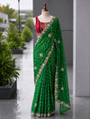 Pure space silk with bandini design beautifully designed with handwork&nbsp;