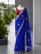 Pure space silk with bandini design beautifully designed with handwork&nbsp;