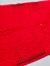 Georgette handwork saree