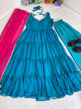 Georgette Chiffon Gown