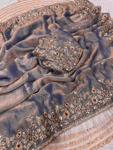 Space silk Chiffon Dual ton