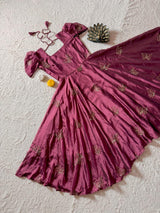 Ranngoli silk Gown
