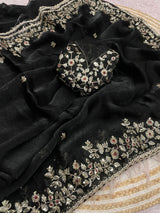 Space silk Chiffon Dual ton