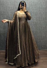 Space Silk Crush Gown