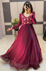 Premium Space Silk Gown