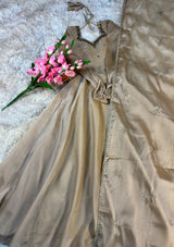 Handwork Gown with dupatta