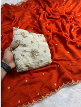 Vichitra silk