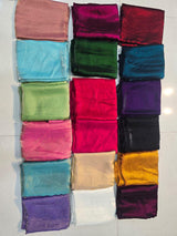 Space silk sattin sarees