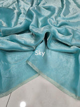 Space silk sattin sarees