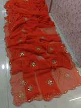 Georgette handwork sarees
