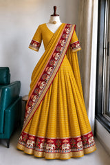 Viscouse georgette lehenga