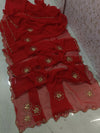 Georgette handwork sarees