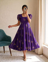 Ranngoli silk Gown