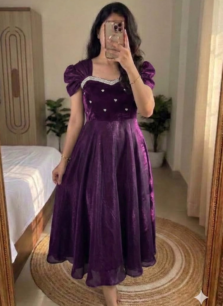 Premium Space Silk Gown
