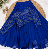Georgette lehenga set