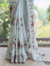 Faux Georgette Sarees