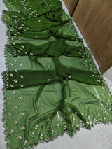 Premium Georgette handwork sarees