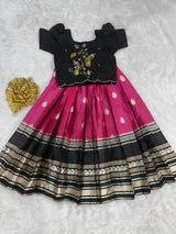 Kids lehenga with handwork