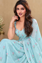 Premium Sree Leela Pure Georgette Saree