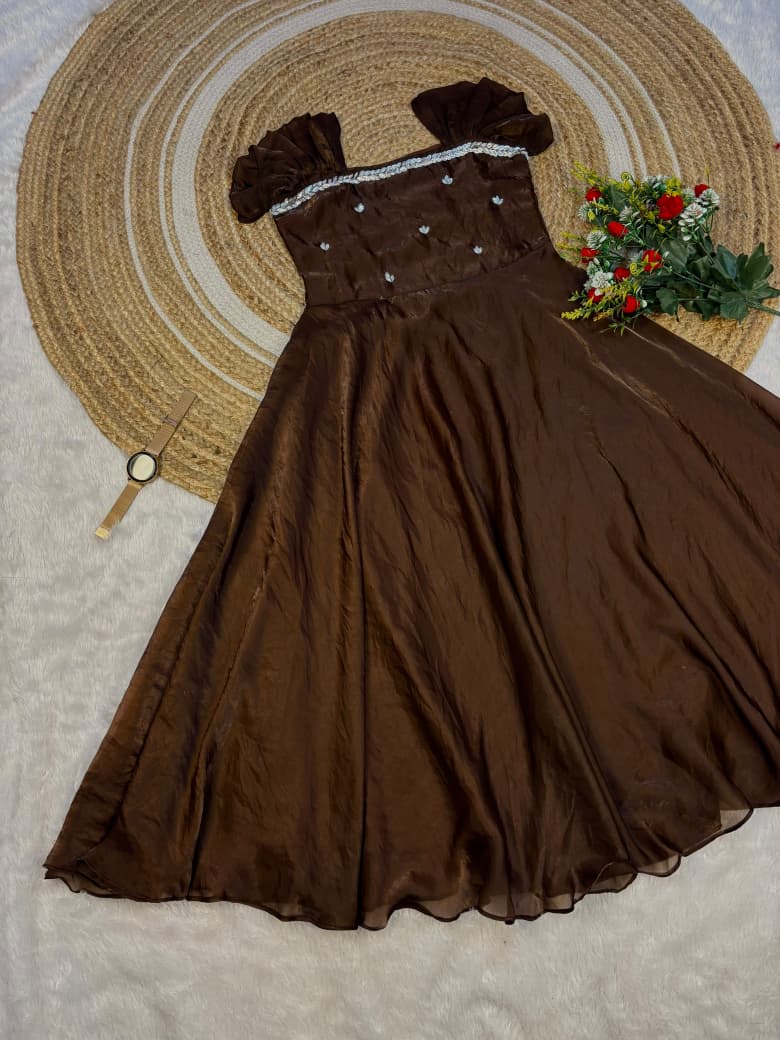 Premium Space Silk Gown