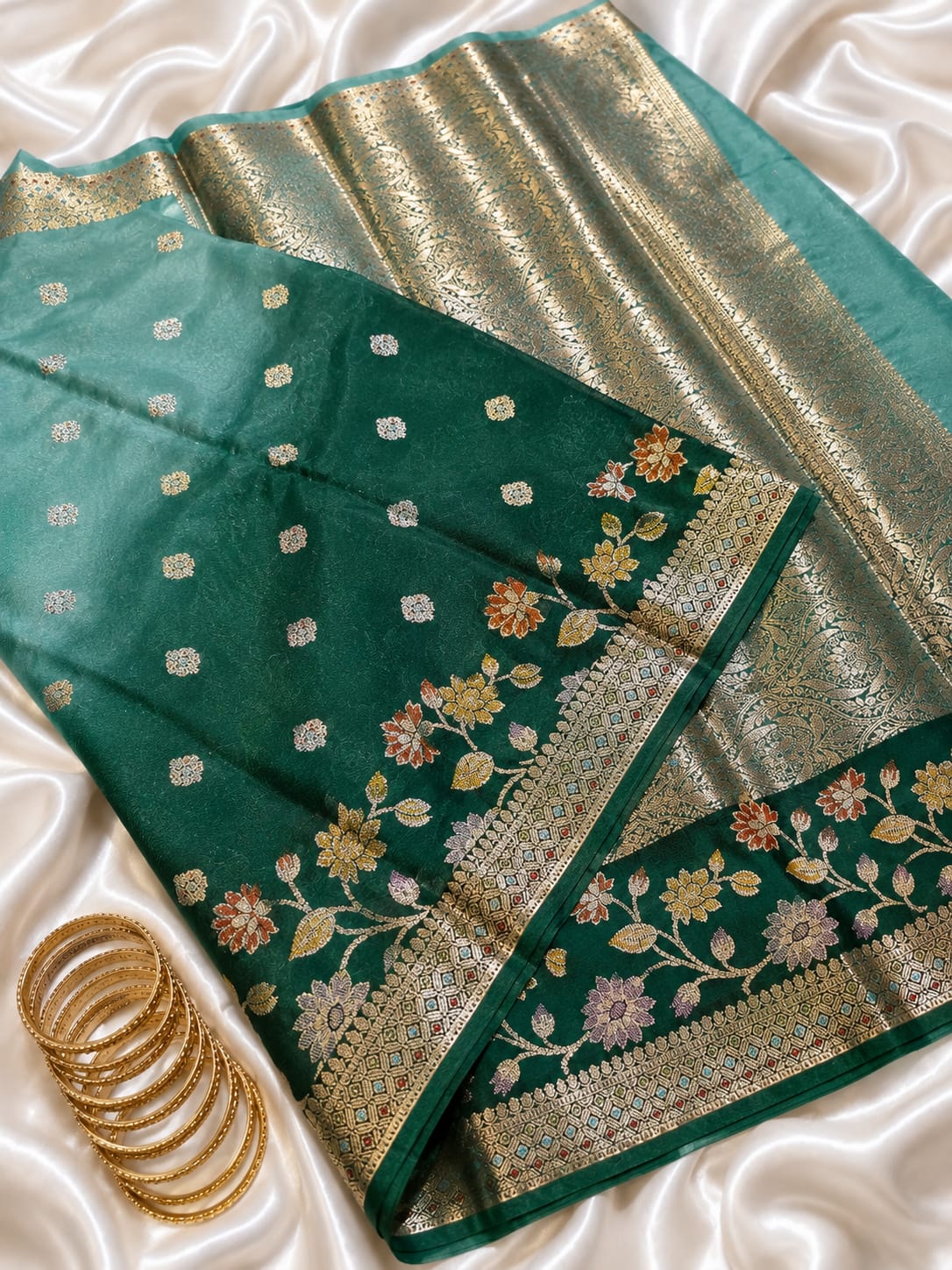 Banarasi viscose silk saree
