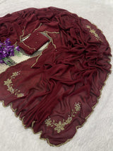 Ranngoli crushed sarees