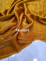 Space silk sattin sarees