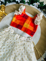 Kerala Sunrise Bloom Kids Lehenga