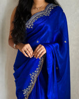 Premium Space silk handwork sarees