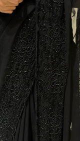 Georgette handwork sarees